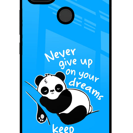 Keep Sleeping Poco C31 Glass Case