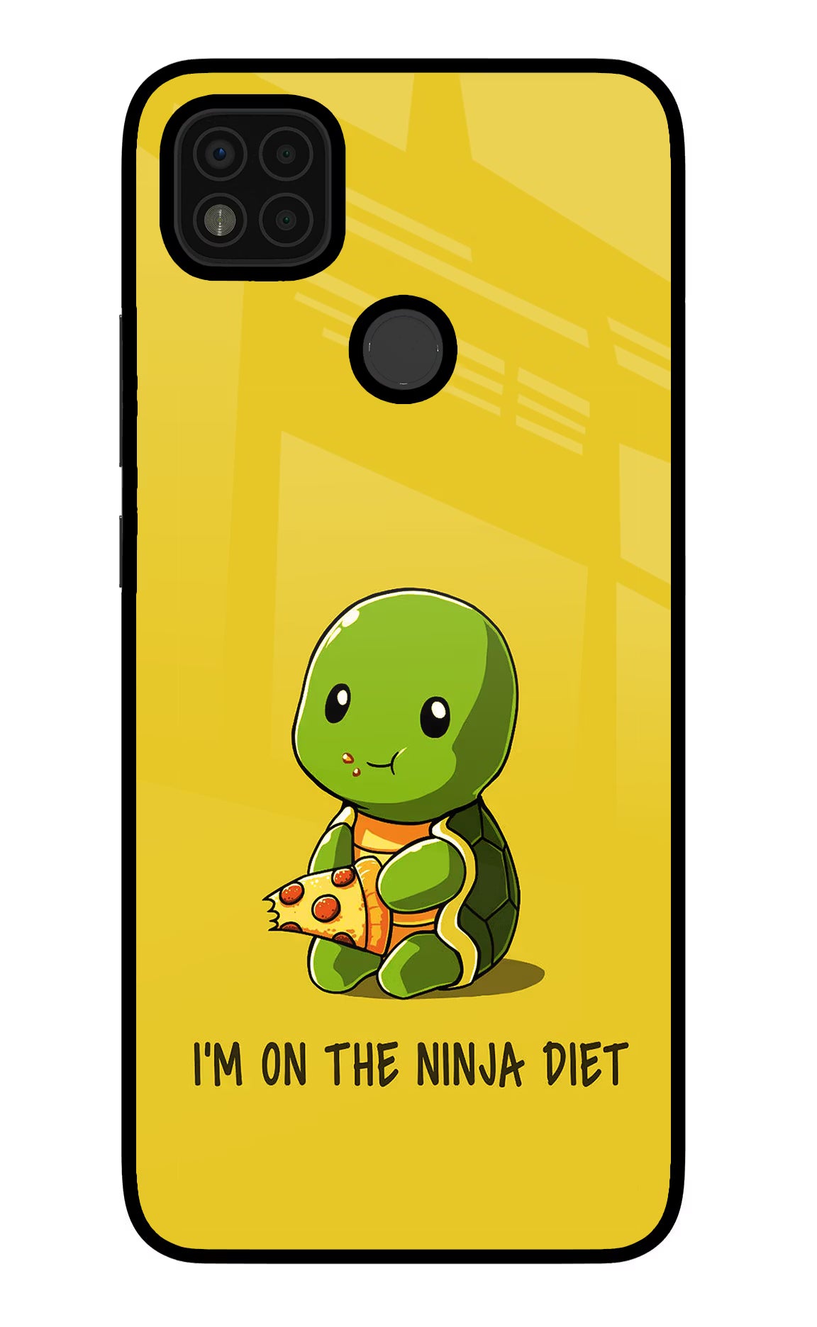 I'm on Ninja Diet Poco C31 Glass Case Back Cover by Casekaro