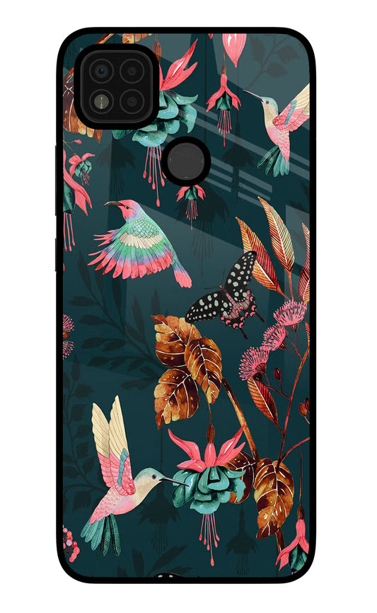 Birds Poco C31 Glass Case