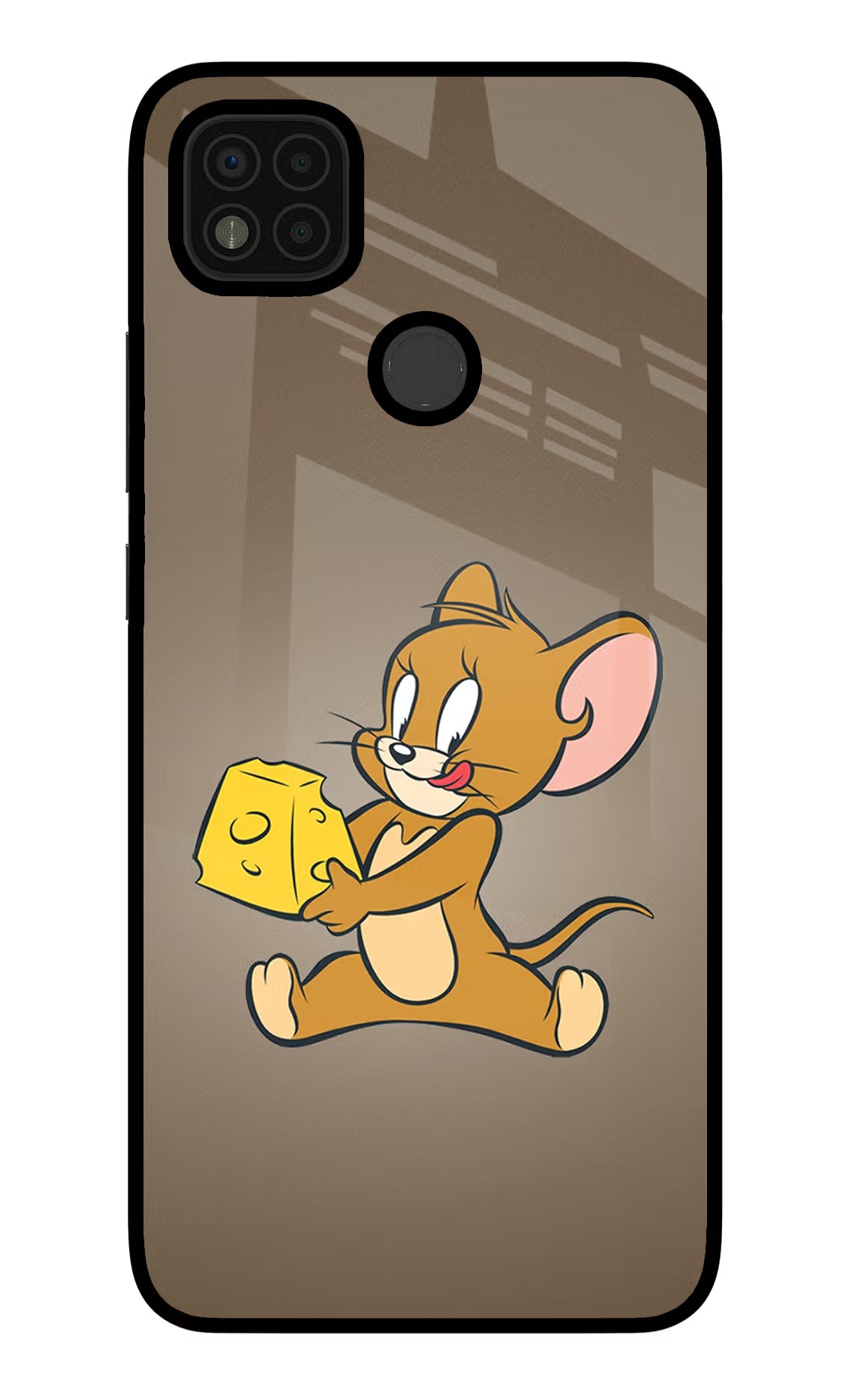 Jerry Poco C31 Glass Case Back Cover by Casekaro