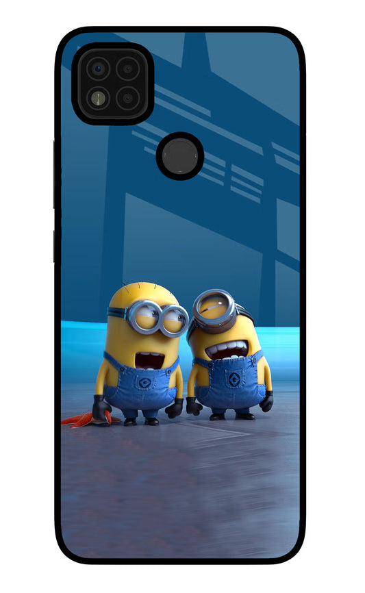 Minion Laughing Poco C31 Glass Case