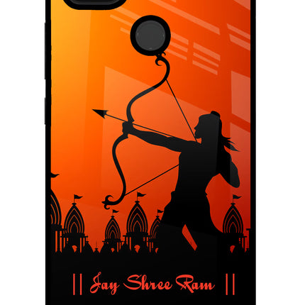 Lord Ram - 4 Poco C31 Glass Case Back Cover by Casekaro
