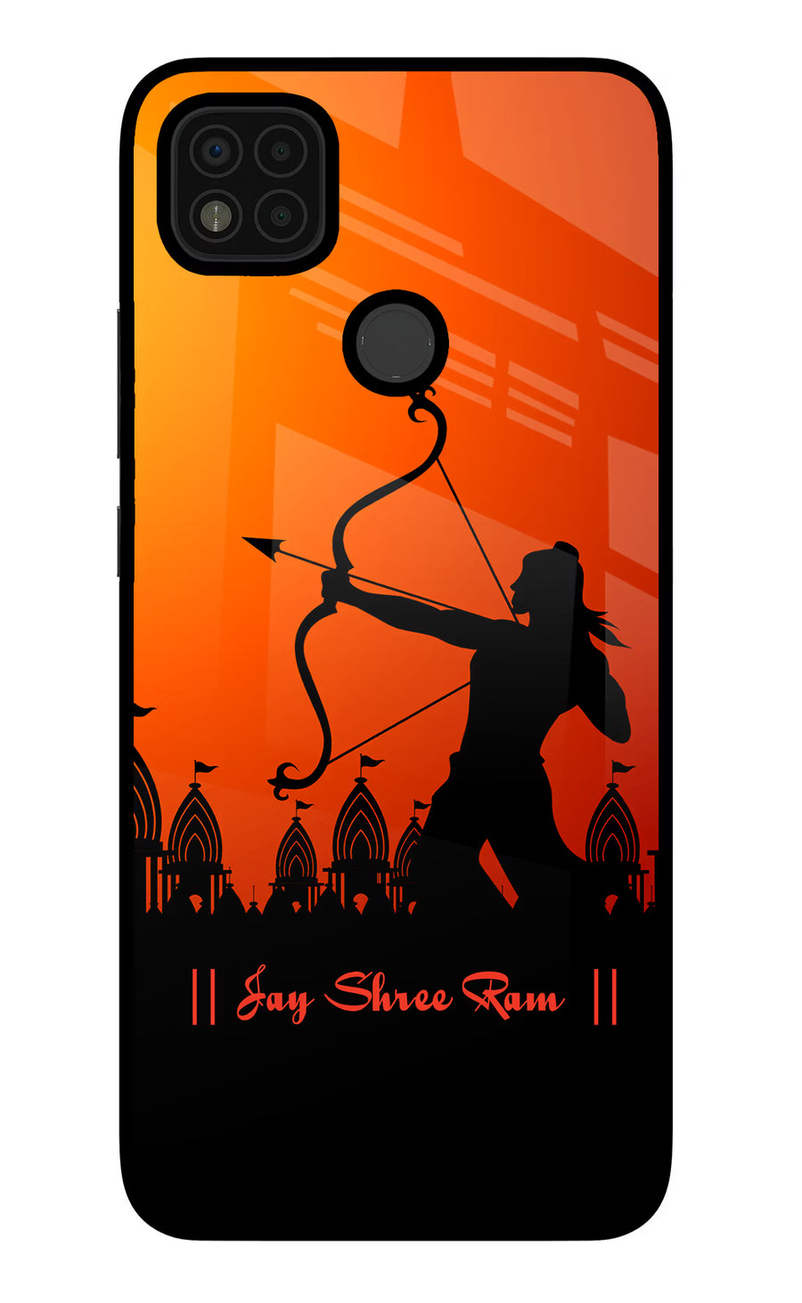 Lord Ram - 4 Poco C31 Back Cover, Glass case