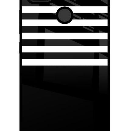 Black and White Print Poco C31 Glass Case