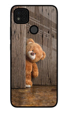 Teddy Wooden Poco C31 Glass Case