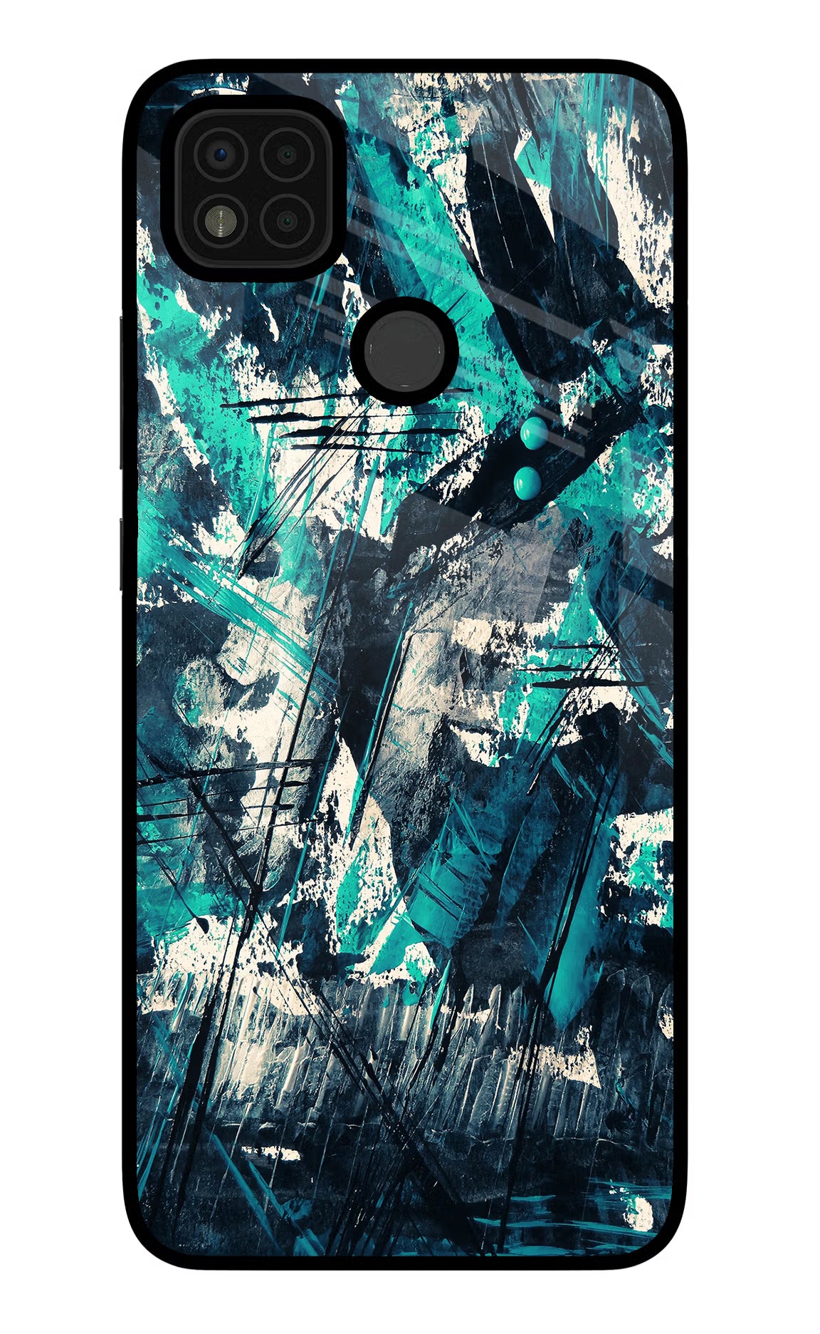 Artwork Poco C31 Glass Case Back Cover by Casekaro
