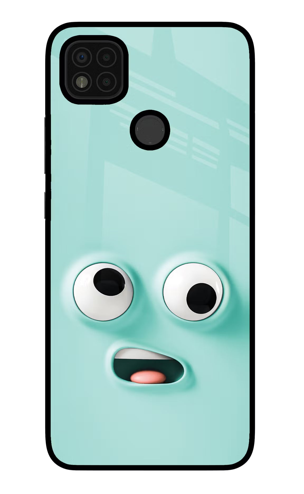 Funny Cartoon Poco C31 Glass Case Back Cover by Casekaro