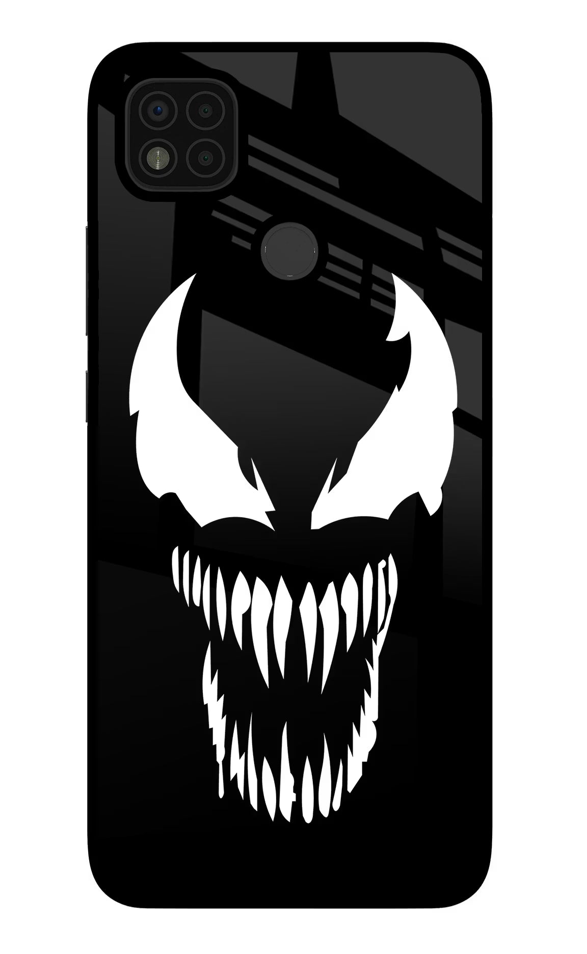 Venom Poco C31 Glass Case Back Cover by Casekaro