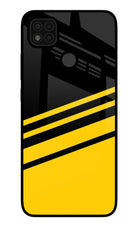 Yellow Shades Poco C31 Glass Case
