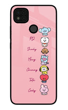 BTS names Poco C31 Glass Case