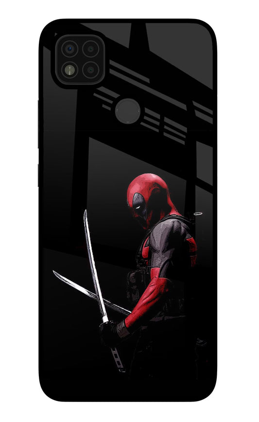 Deadpool Poco C31 Glass Case