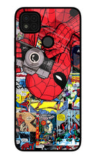 Spider Man Poco C31 Glass Case