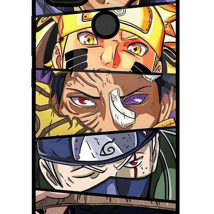 Naruto Character Poco C31 Glass Case