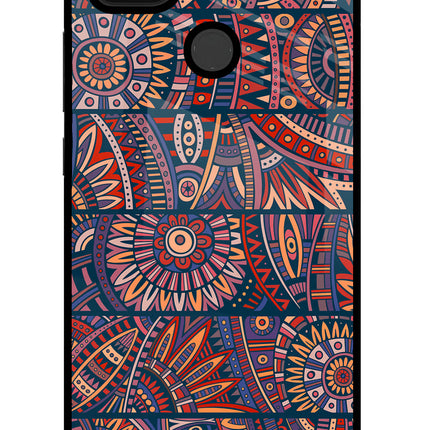 African Culture Design Poco C31 Glass Case Back Cover by Casekaro