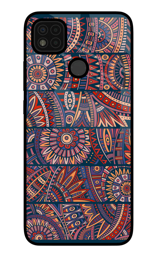 African Culture Design Poco C31 Glass Case