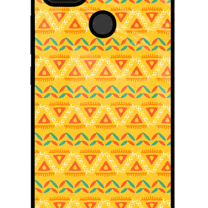 Tribal Pattern Poco C31 Glass Case