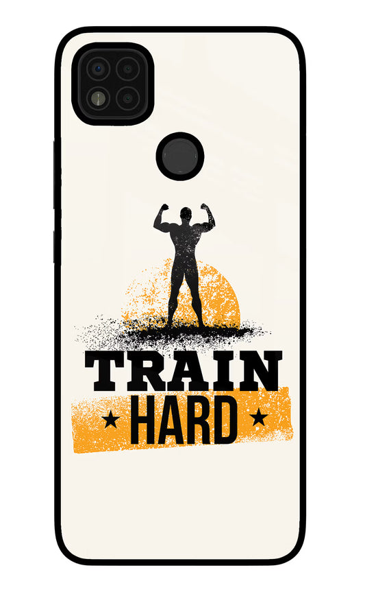 Train Hard Poco C31 Glass Case
