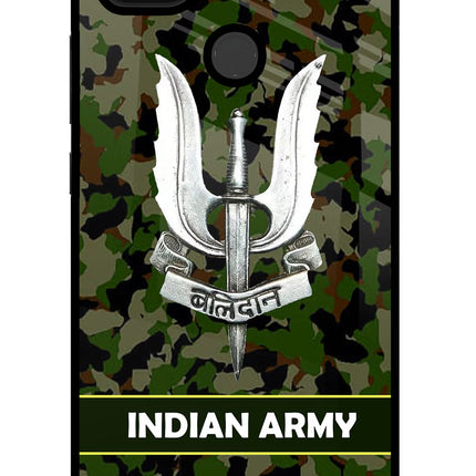 Balidan Indian Logo Poco C31 Glass Case