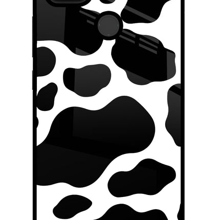 Cow Spots Poco C31 Glass Case