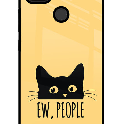 Ew People Catitude Poco C31 Glass Case