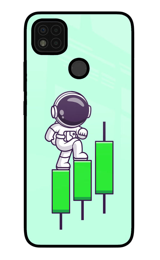 Astronaut Trader Poco C31 Glass Case