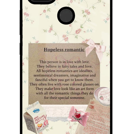 Hopeless Romantic Poco C31 Glass Case