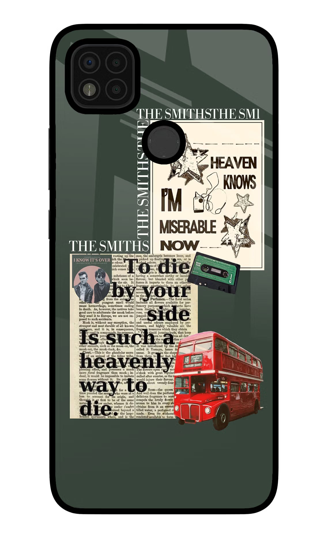 The Smiths Poco C31 Glass Case Back Cover by Casekaro
