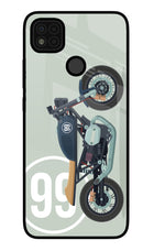 Classic Cafe Racer 99 Poco C31 Glass Case