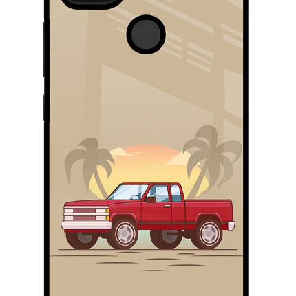 Desert Classic Drive Poco C31 Glass Case