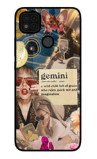 Gemini Zodiac Poco C31 Glass Case