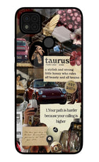 Taurus Zodiac Poco C31 Glass Case