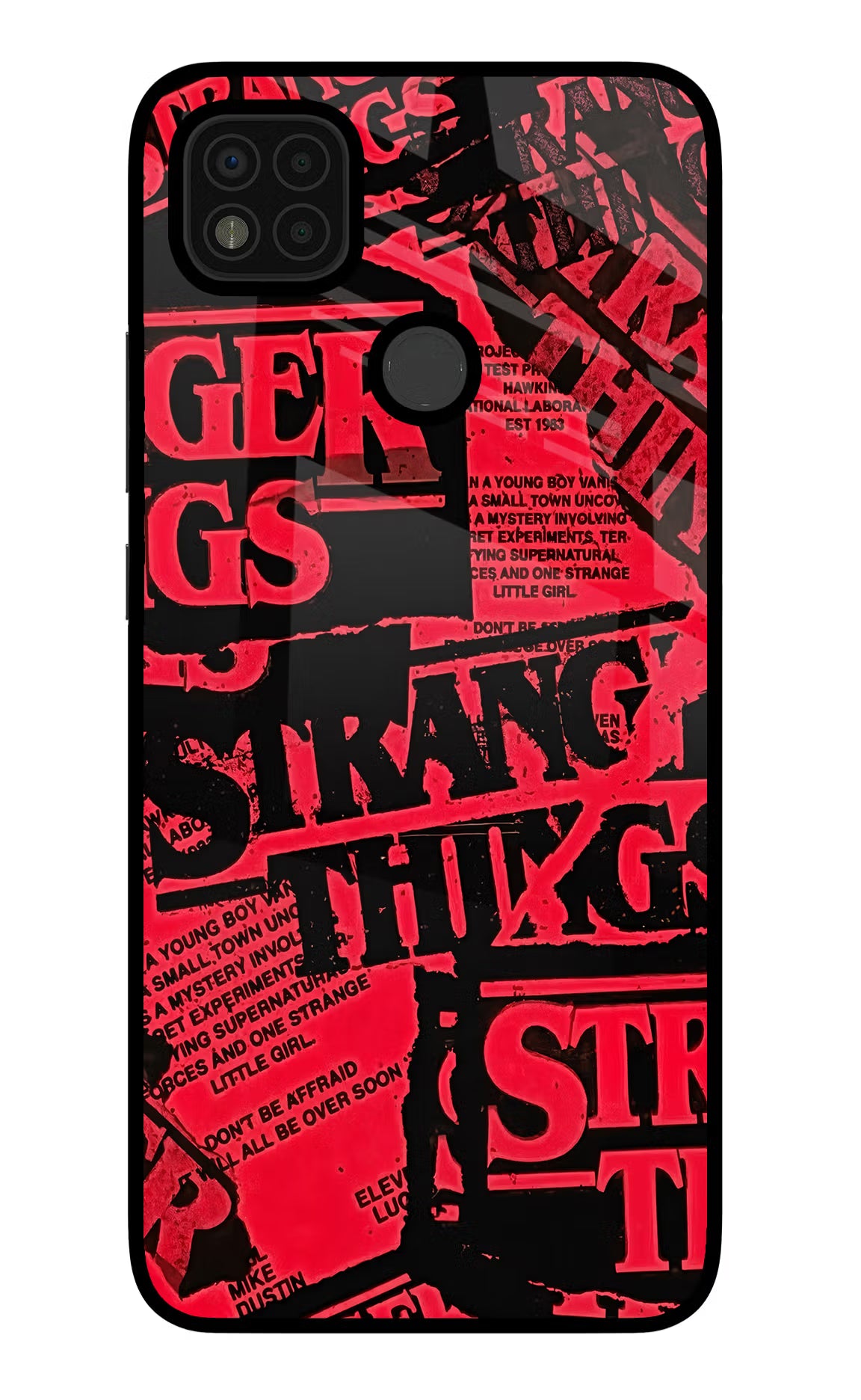 Ordinary Things Poco C31 Glass Case Back Cover by Casekaro