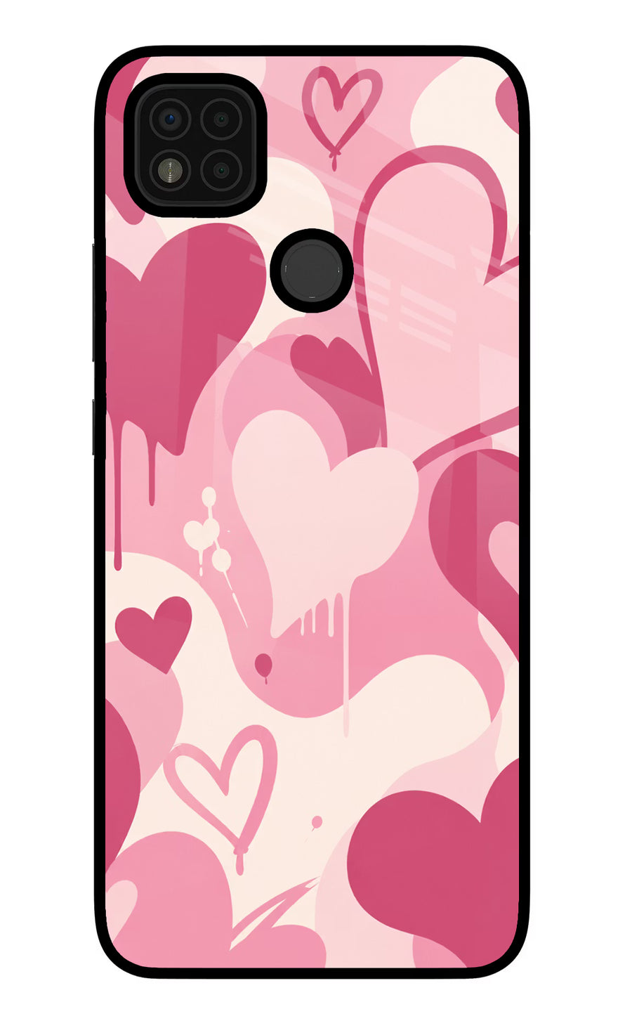 Hearty case Poco C31 Back Cover, Glass case