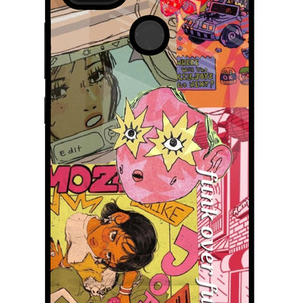 Funkover Poco C31 Glass Case