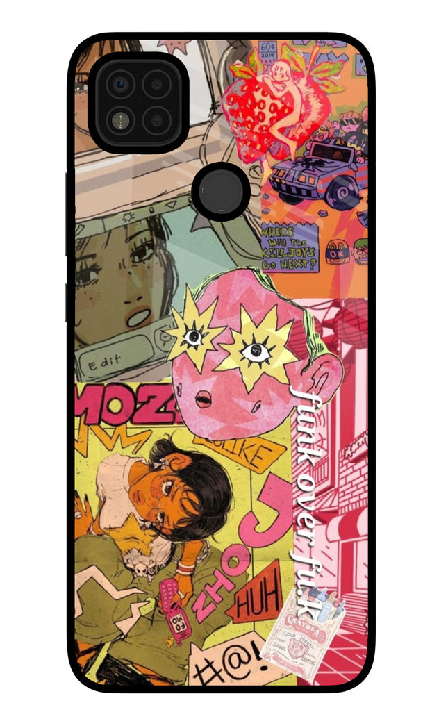 Funkover Poco C31 Glass Case