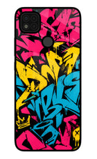 Graffiti Vibe Poco C31 Glass Case