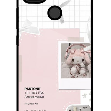 Pantone Asthetic Poco C31 Glass Case