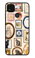 Mirror Cats Poco C31 Glass Case