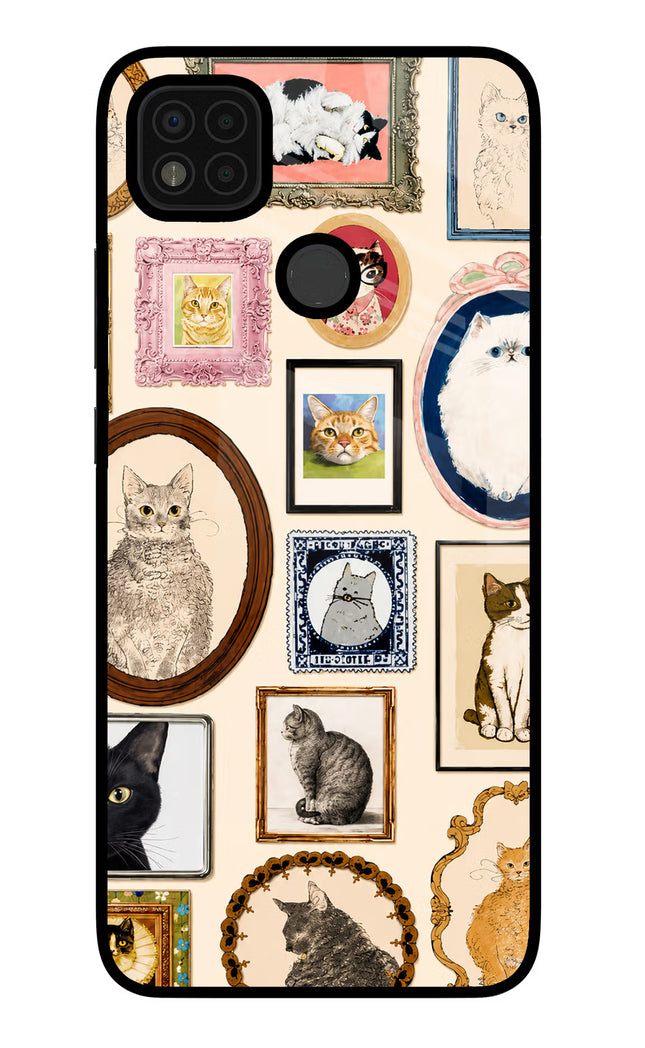 Mirror Cats Poco C31 Glass Case
