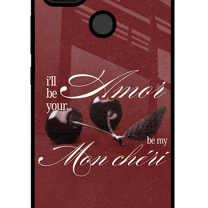 Velvet Cherry Poco C31 Glass Case