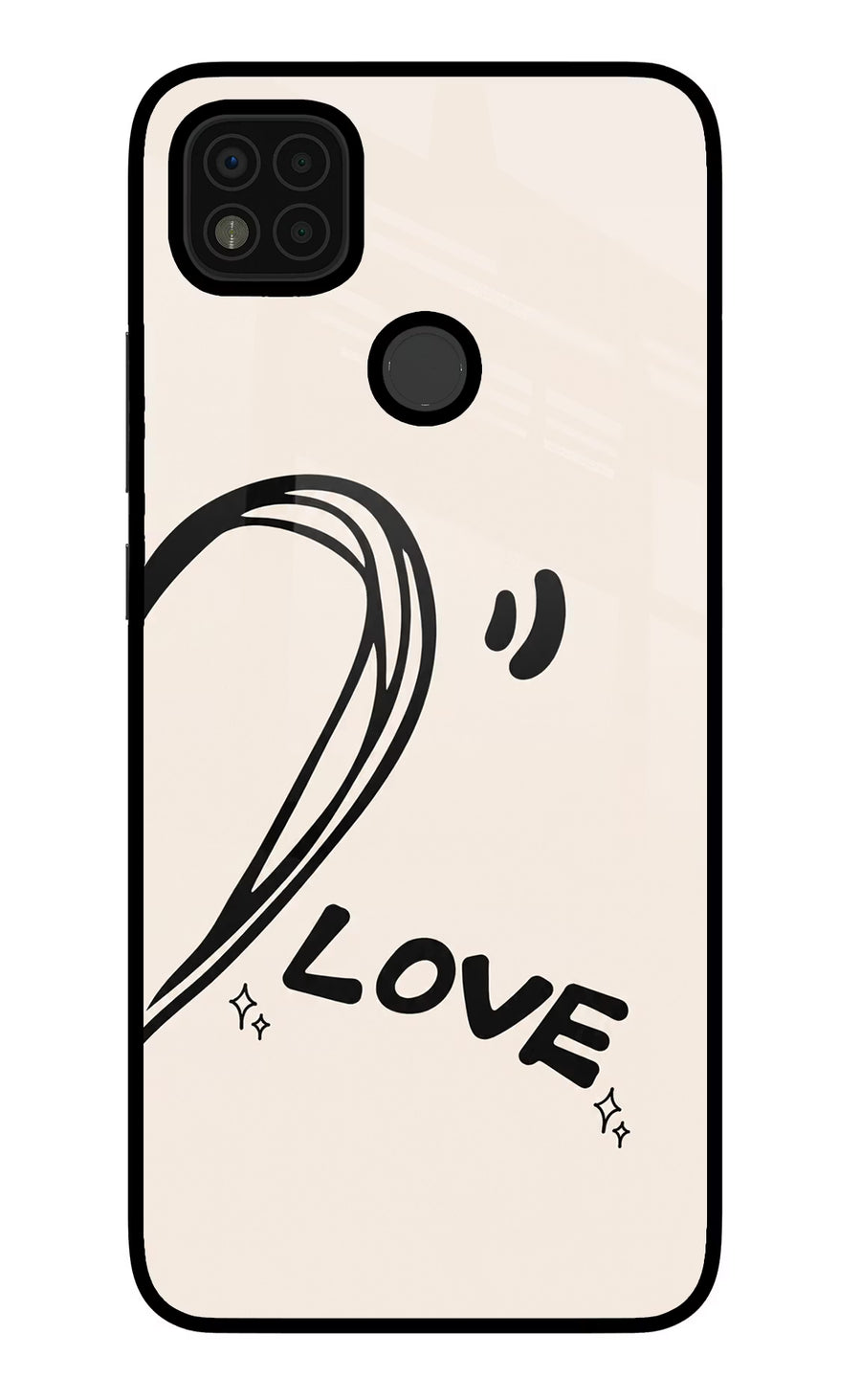 Soul Line Poco C31 Back Cover, Glass case