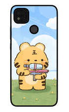 Tiger Treat Poco C31 Glass Case