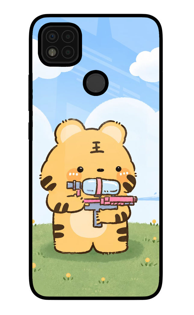 Tiger Treat Poco C31 Glass Case