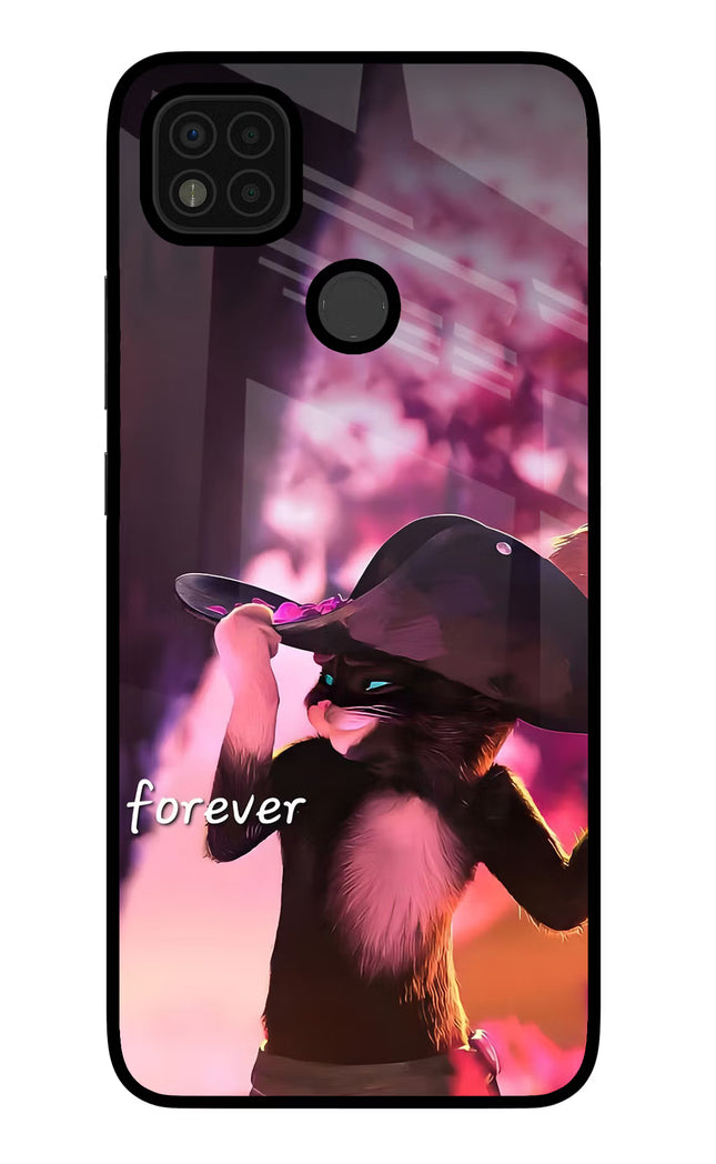 Forever Cat Poco C31 Glass Case