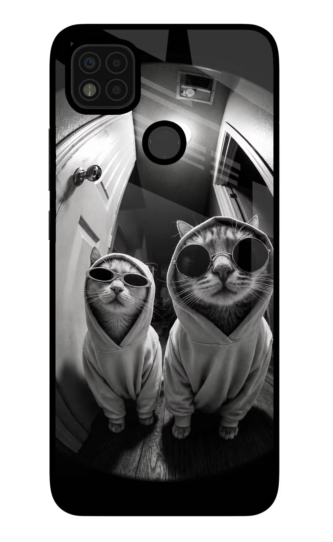 Hood Cats Poco C31 Glass Case