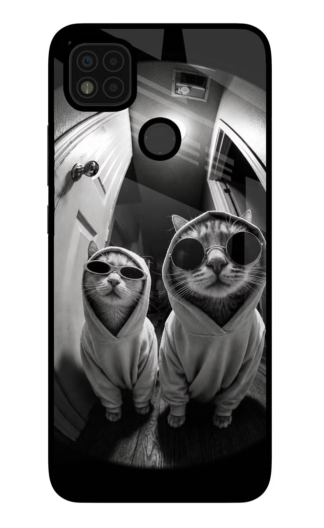 Hood Cats Poco C31 Glass Case