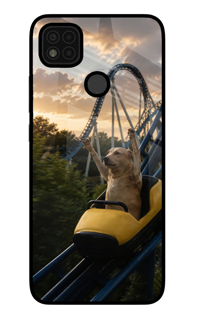 Rollercoaster Dog Poco C31 Glass Case