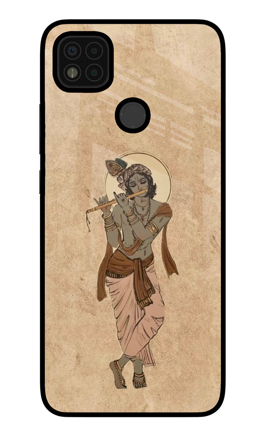 Krishna Poco C31 Back Cover, Glass case
