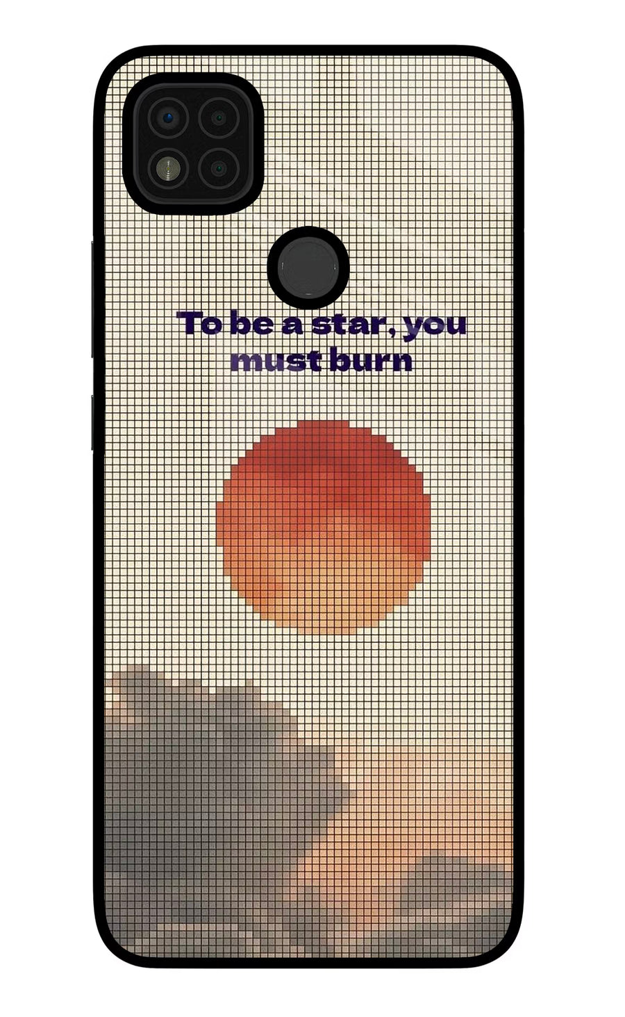 Pixel Sun Poco C31 Back Cover, Glass case