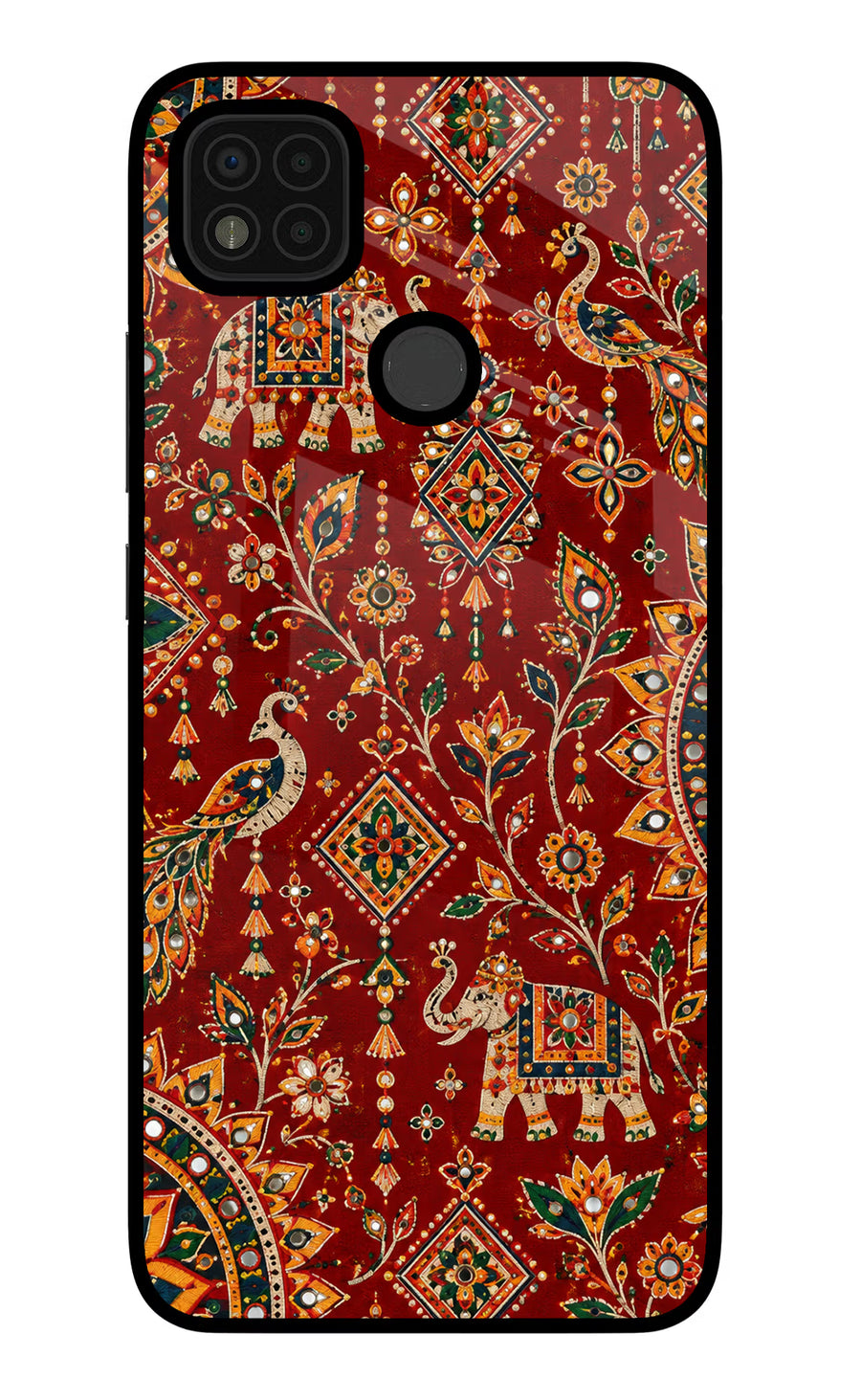 Laal Riwaaz Poco C31 Back Cover, Glass case